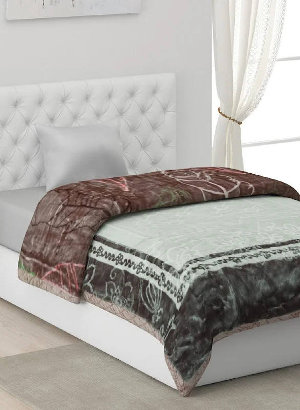 Rayon from bamboo blankets for a silky and breathable feelPrinted Mink Single Blanket for Heavy Winter -2 Ply Rayon from bamboo blankets for a silky and breathable feelPrinted Mink Single Blanket for Heavy Winter -2 Ply