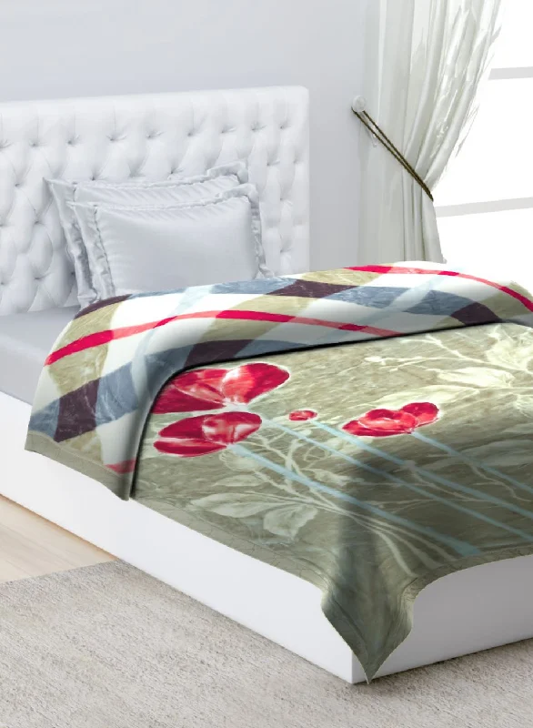 Cotton blankets for breathability and a lightweight feelPrinted Mink Single Blanket for Heavy Winter -2 Ply Cotton blankets for breathability and a lightweight feelPrinted Mink Single Blanket for Heavy Winter -2 Ply