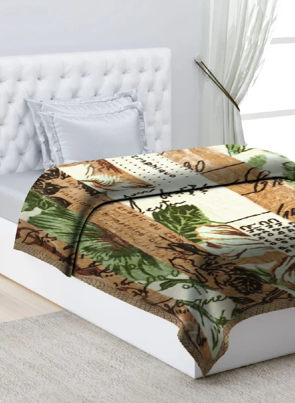 Rayon from bamboo blankets for a silky and breathable feelPrinted Mink Single Blanket for Mild Winter - 2 Ply Rayon from bamboo blankets for a silky and breathable feelPrinted Mink Single Blanket for Mild Winter - 2 Ply