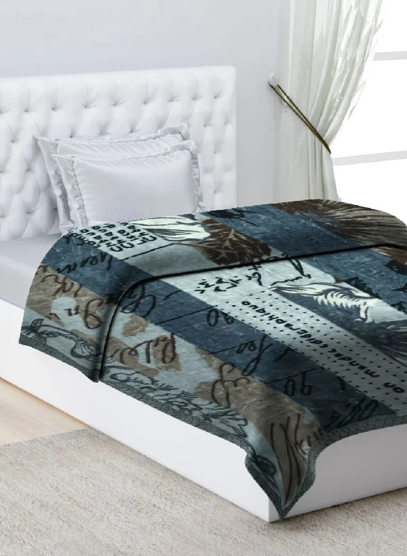 King - size blankets to cover large beds comfortablyPrinted Mink Single Blanket for Mild Winter - 2 Ply King - size blankets to cover large beds comfortablyPrinted Mink Single Blanket for Mild Winter - 2 Ply