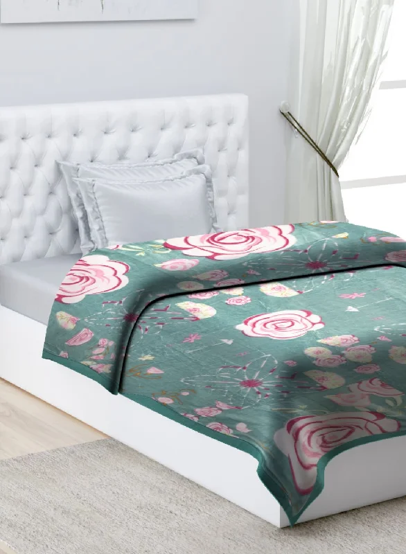 Silk blankets with a smooth and elegant touchPrinted Mink Single Blanket for Mild Winter - 2 Ply Silk blankets with a smooth and elegant touchPrinted Mink Single Blanket for Mild Winter - 2 Ply