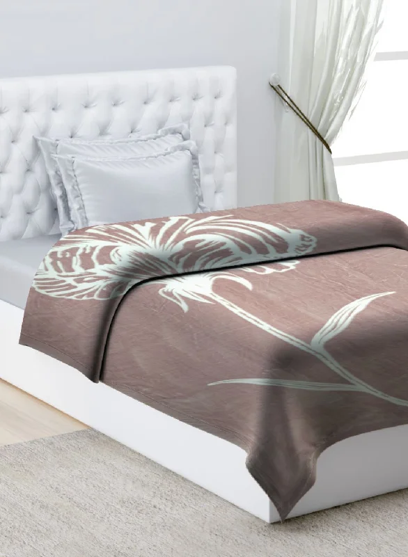 Silk blankets with a smooth and elegant touchPrinted Mink Single Blanket for Mild Winter - 2 Ply Silk blankets with a smooth and elegant touchPrinted Mink Single Blanket for Mild Winter - 2 Ply