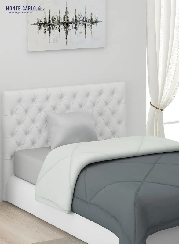Linen blankets with a rustic and textured lookSolid Microfibre Single Comforter for Mild Winter