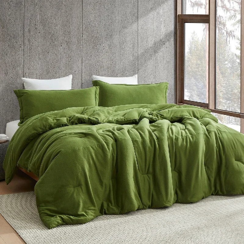 Microfiber - filled comforters that are lightweight and easy to care forMy Favorite Sweatshirt - Coma Inducer® Oversized Comforter Set - Cedar Green Microfiber - filled comforters that are lightweight and easy to care forMy Favorite Sweatshirt - Coma Inducer® Oversized Comforter Set - Cedar Green
