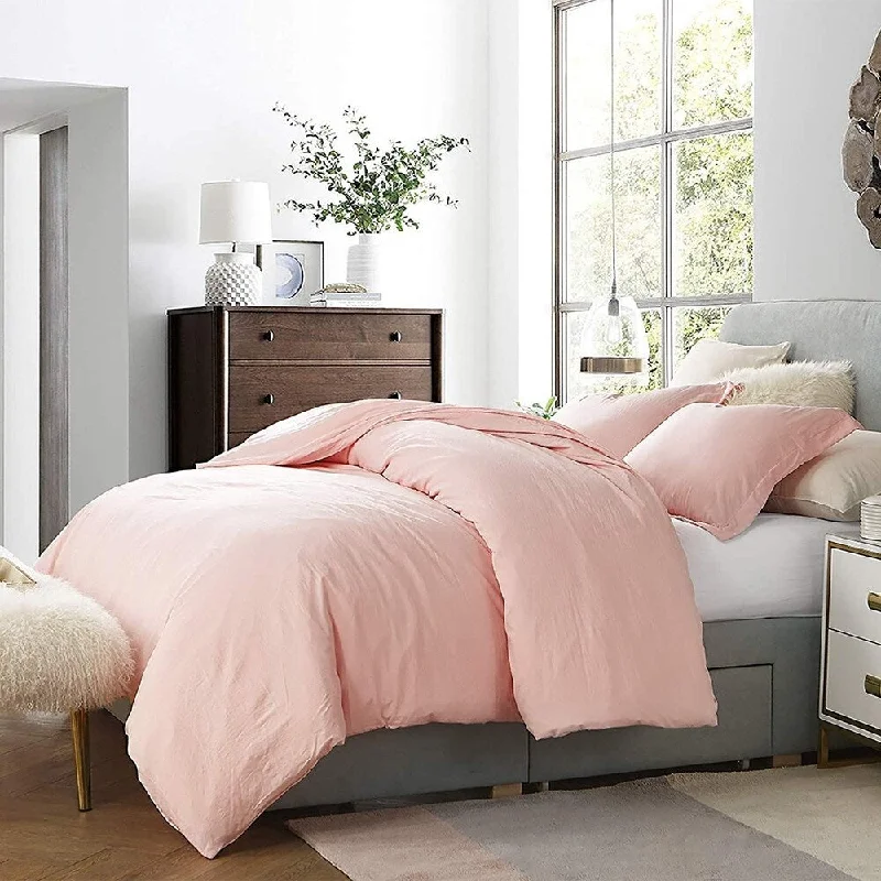 Bamboo - fiber - filled comforters with antibacterial and breathable qualitiesNatural Loft Oversized Comforter Set - Rose Quartz Bamboo - fiber - filled comforters with antibacterial and breathable qualitiesNatural Loft Oversized Comforter Set - Rose Quartz