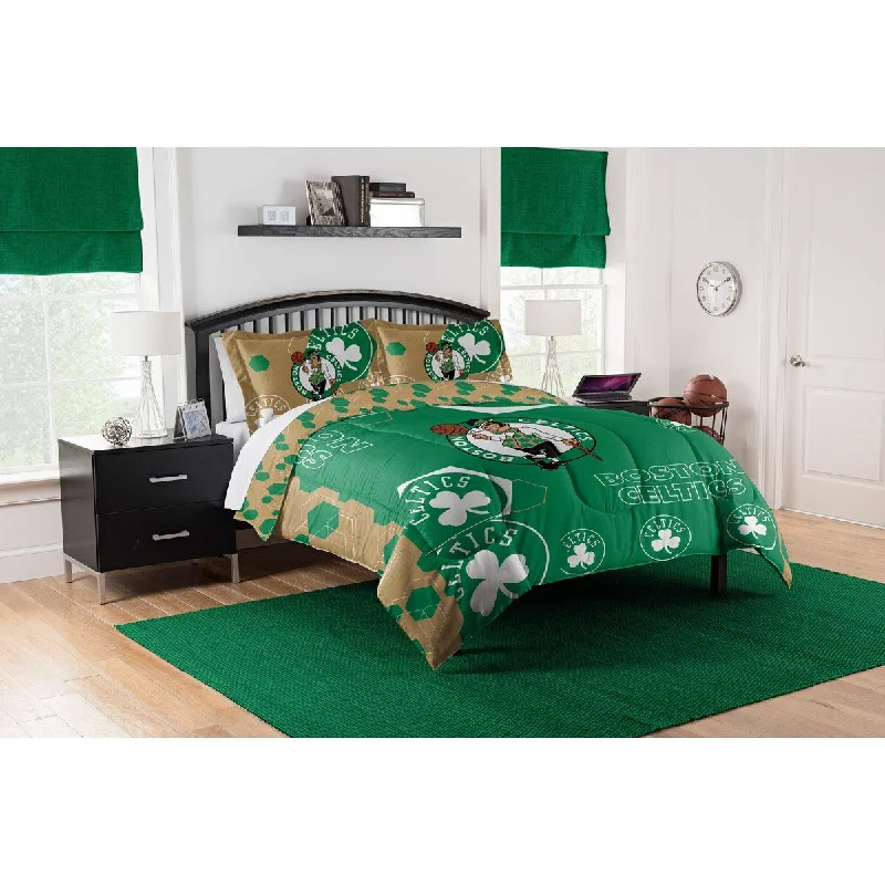Wool - filled comforters with natural moisture - wicking and temperature - regulating featuresNBA 849 Celtics Hexagon F/Q Comforter Set Wool - filled comforters with natural moisture - wicking and temperature - regulating featuresNBA 849 Celtics Hexagon F/Q Comforter Set
