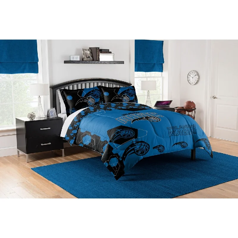 Duck down comforters with a softer feel and good warmth retentionNBA 849 Magic Hexagon F/Q Comforter Set Duck down comforters with a softer feel and good warmth retentionNBA 849 Magic Hexagon F/Q Comforter Set