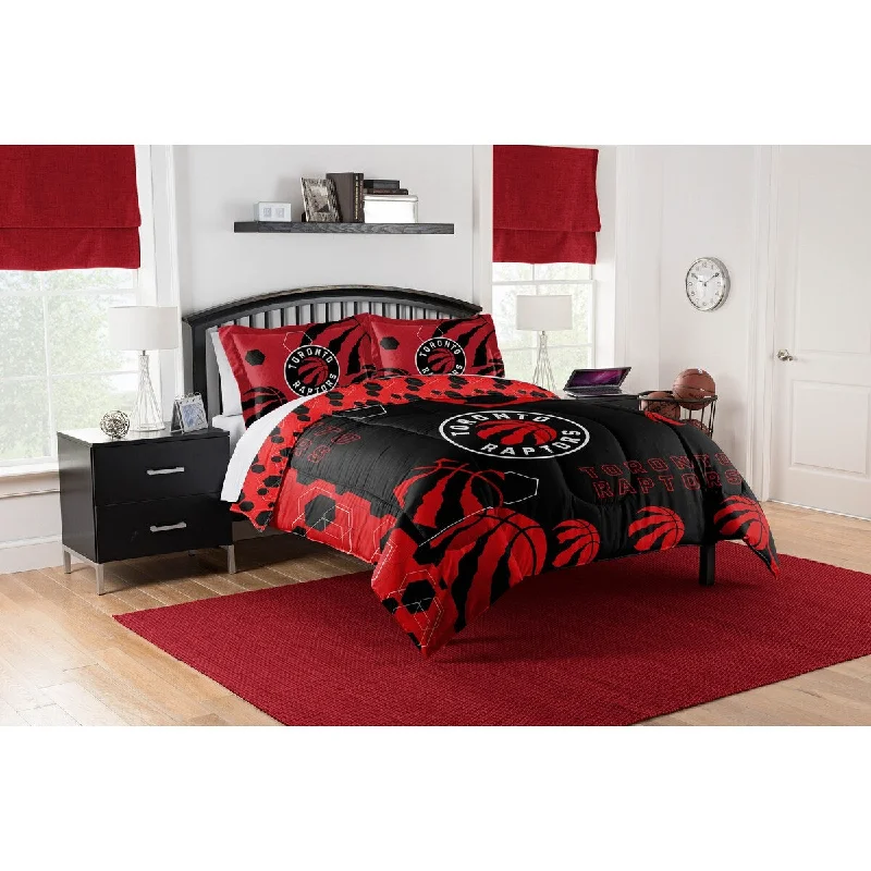Bamboo - fiber - filled comforters with antibacterial and breathable qualitiesNBA 849 Raptors Hexagon F/Q Comforter Set Bamboo - fiber - filled comforters with antibacterial and breathable qualitiesNBA 849 Raptors Hexagon F/Q Comforter Set