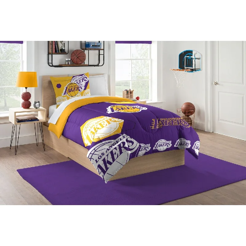 Bamboo - fiber - filled comforters with antibacterial and breathable qualitiesNBA 862 Lakers Hexagon Twin Comforter Set Bamboo - fiber - filled comforters with antibacterial and breathable qualitiesNBA 862 Lakers Hexagon Twin Comforter Set