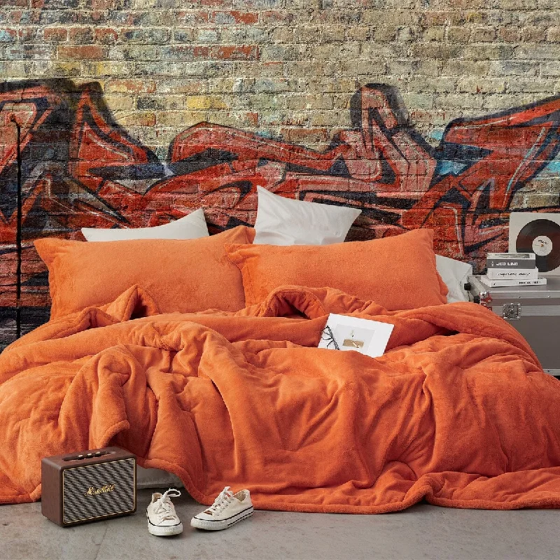 Down - filled comforters for supreme warmth and lightnessNeon Nights - Coma Inducer® Oversized Comforter Set - Neon Orange Down - filled comforters for supreme warmth and lightnessNeon Nights - Coma Inducer® Oversized Comforter Set - Neon Orange