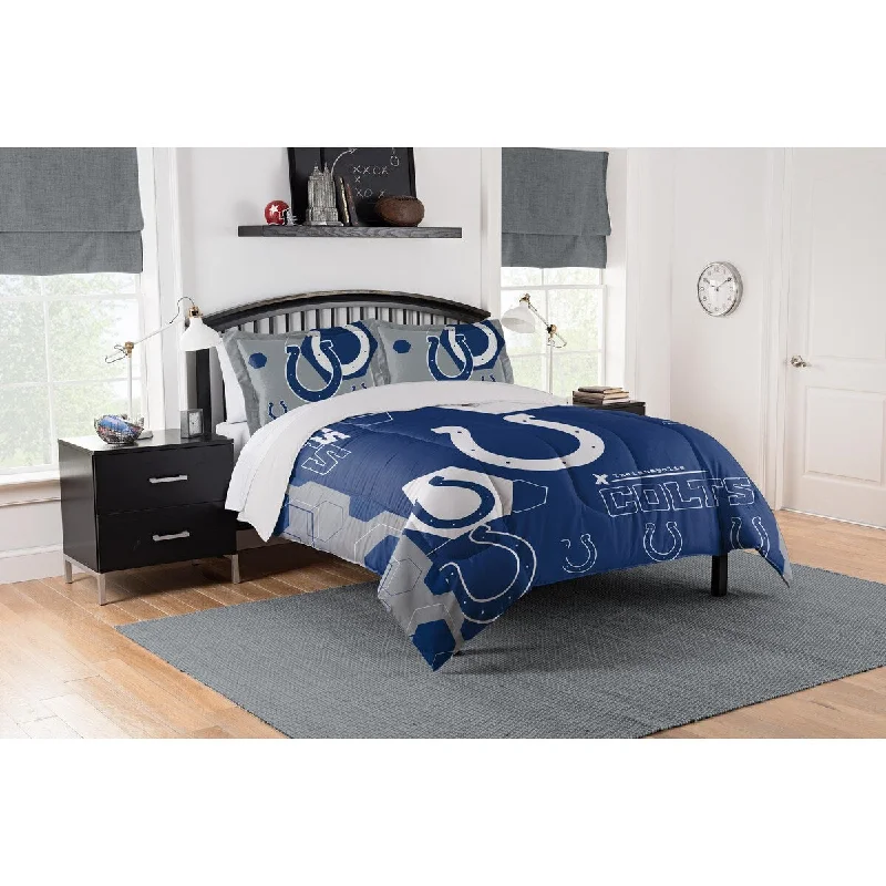 Duck down comforters with a softer feel and good warmth retentionNFL 849 Colts Hexagon F/Q Comforter Set Duck down comforters with a softer feel and good warmth retentionNFL 849 Colts Hexagon F/Q Comforter Set