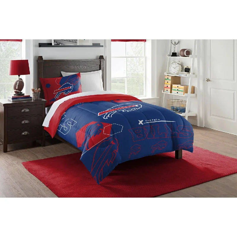Duck down comforters with a softer feel and good warmth retentionNFL 862 Bills Hexagon Twin Comforter Duck down comforters with a softer feel and good warmth retentionNFL 862 Bills Hexagon Twin Comforter
