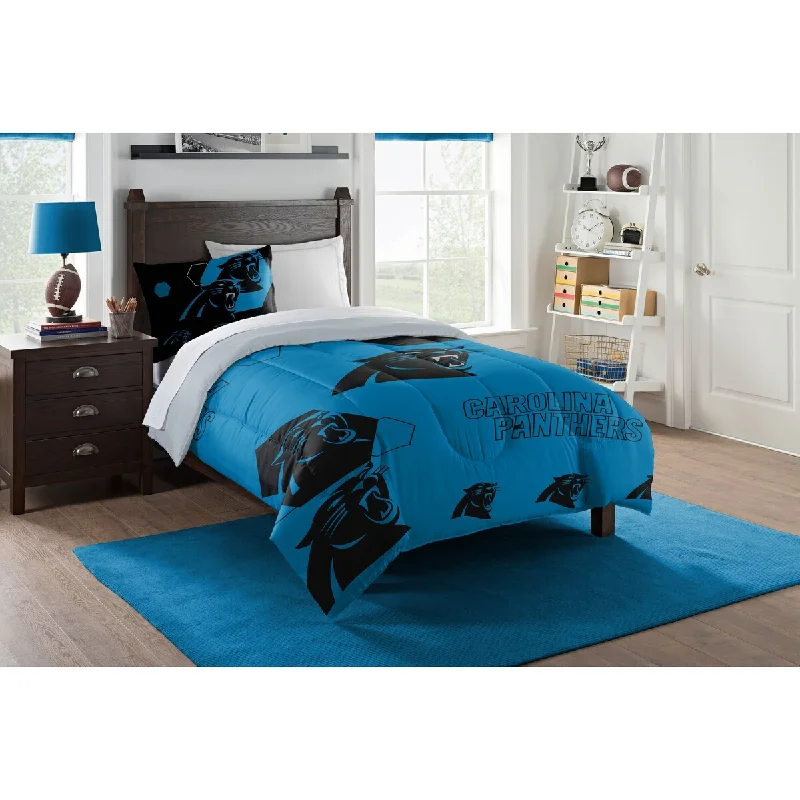 Duck down comforters with a softer feel and good warmth retentionNFL 862 Panthers Hexagon Twin Comforter Duck down comforters with a softer feel and good warmth retentionNFL 862 Panthers Hexagon Twin Comforter