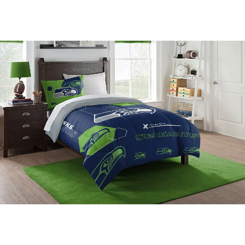 Bamboo - fiber - filled comforters with antibacterial and breathable qualitiesNFL 862 Seahawks Hexagon Twin Comforter Bamboo - fiber - filled comforters with antibacterial and breathable qualitiesNFL 862 Seahawks Hexagon Twin Comforter