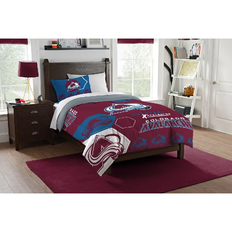 King - size comforters to fit large king - sized beds perfectlyNHL 862 Avalanche Hexagon Twin Comforter Set King - size comforters to fit large king - sized beds perfectlyNHL 862 Avalanche Hexagon Twin Comforter Set
