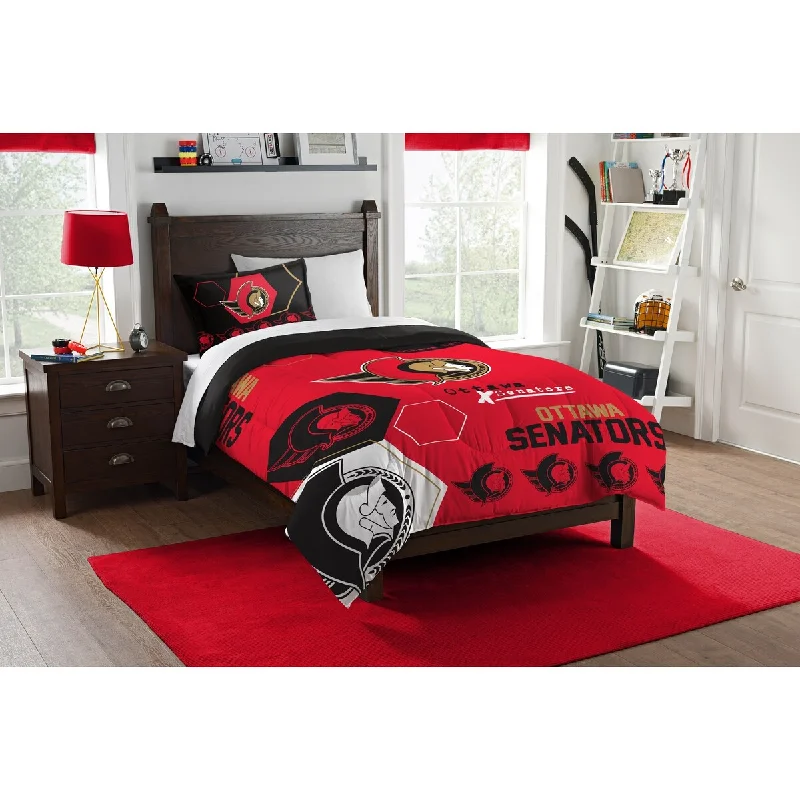 Queen - size comforters for standard queen - sized mattressesNHL 862 Senators Hexagon Twin Comforter Set Queen - size comforters for standard queen - sized mattressesNHL 862 Senators Hexagon Twin Comforter Set