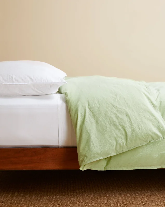 Hypoallergenic duvet covers for allergy - prone individualsNile Green Chambray Duvet Cover Hypoallergenic duvet covers for allergy - prone individualsNile Green Chambray Duvet Cover