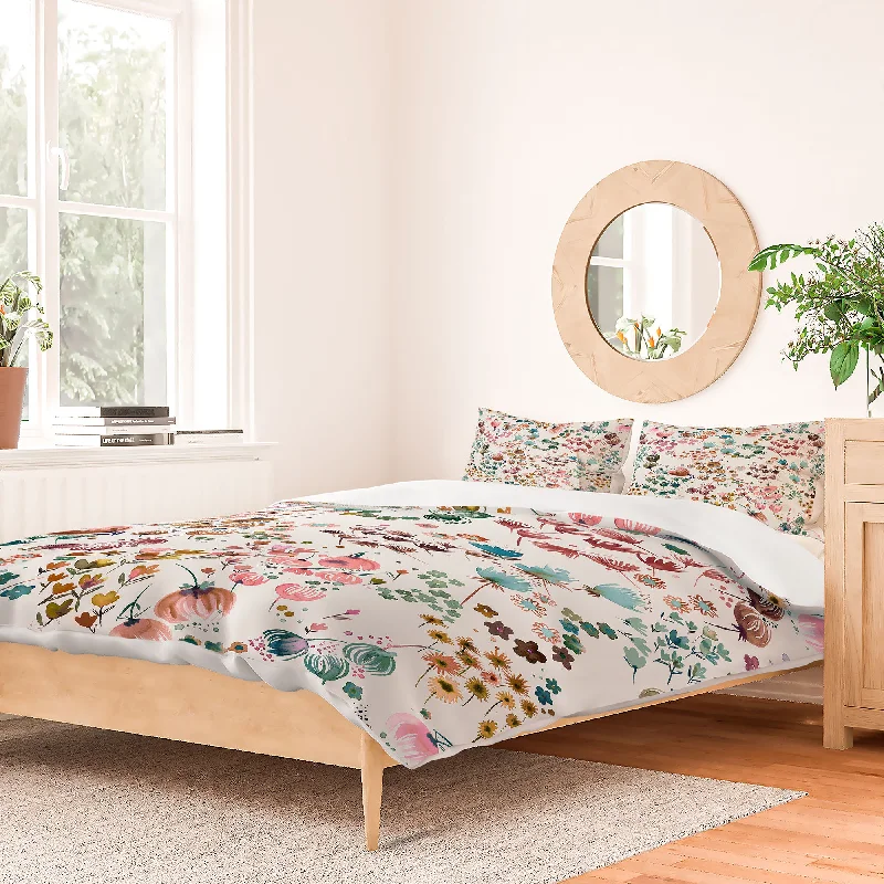 Polyester duvet covers with durability and colorfastnessNinola Design Meadow Copper Blue Polyester Duvet Polyester duvet covers with durability and colorfastnessNinola Design Meadow Copper Blue Polyester Duvet