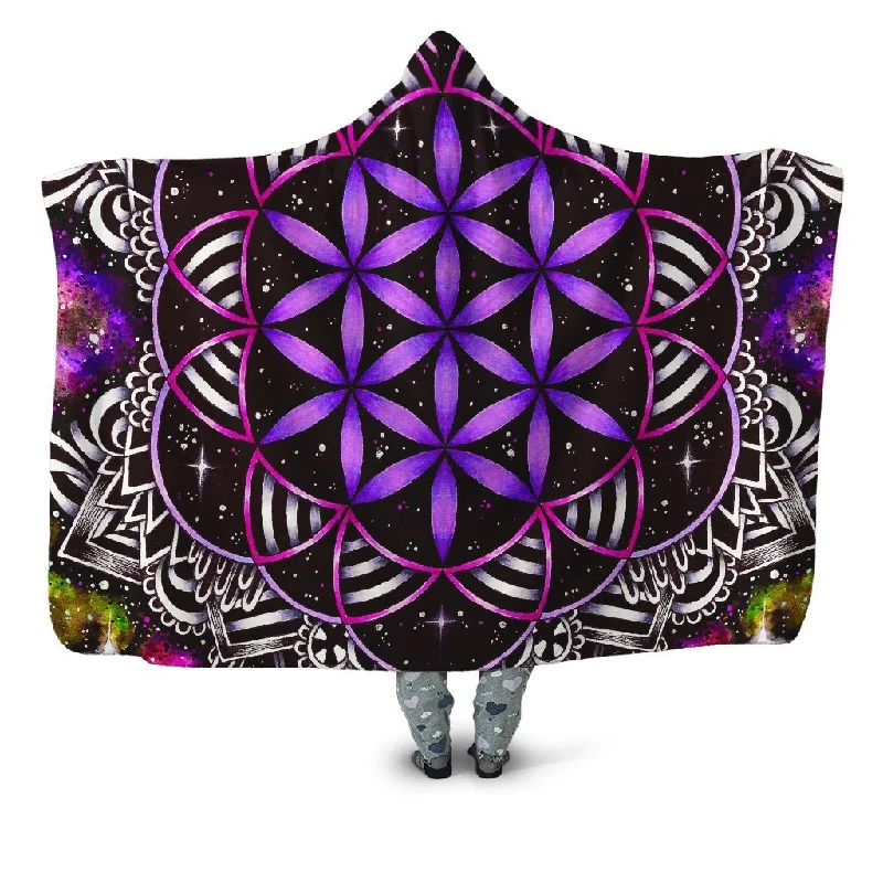 Fleece blankets for a cozy and plush textureOracle of Life Hooded Blanket