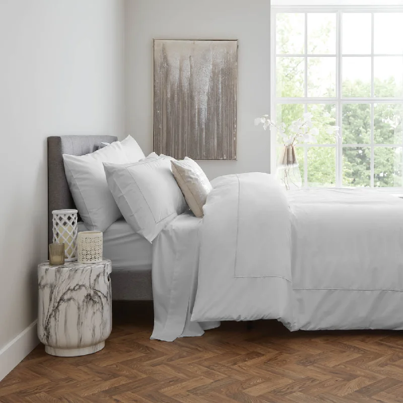 King - size duvet covers to fit large king - sized beds perfectlyOrganic Cotton Percale Duvet Cover - Slate Grey/White King - size duvet covers to fit large king - sized beds perfectlyOrganic Cotton Percale Duvet Cover - Slate Grey/White