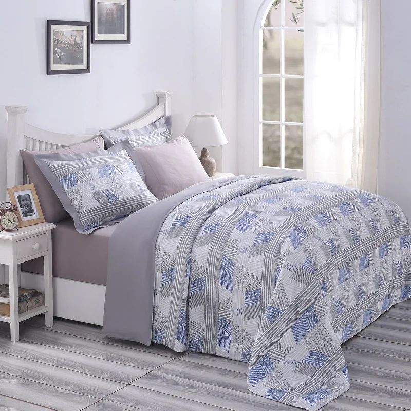 Hypoallergenic duvet covers for allergy - prone individualsPBS Nomad Scuplt Maximus Blue Plain & Printed Reversible 100% Cotton Super Soft Duvet Cover with Pillow Case Hypoallergenic duvet covers for allergy - prone individualsPBS Nomad Scuplt Maximus Blue Plain & Printed Reversible 100% Cotton Super Soft Duvet Cover with Pillow Case