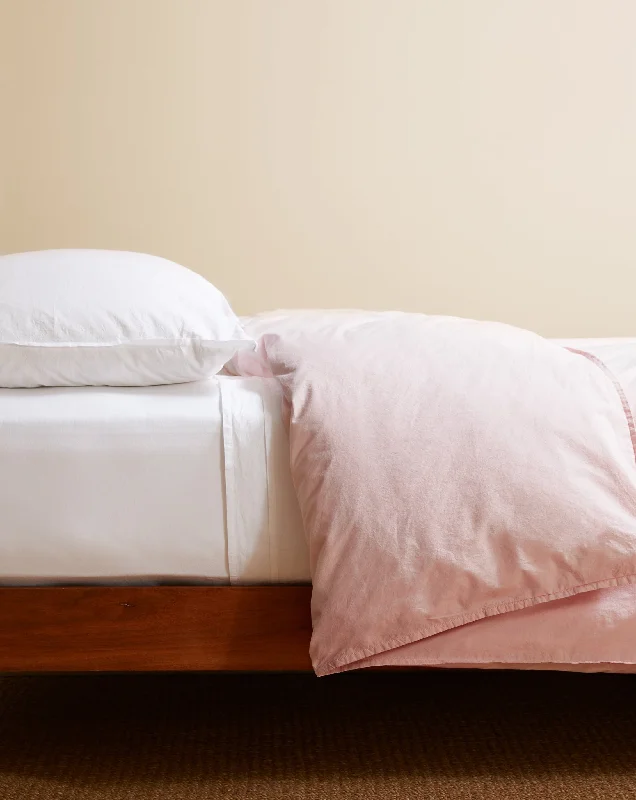 Organic cotton duvet covers for a chemical - free and eco - friendly optionBlush Chambray Duvet Cover Organic cotton duvet covers for a chemical - free and eco - friendly optionBlush Chambray Duvet Cover