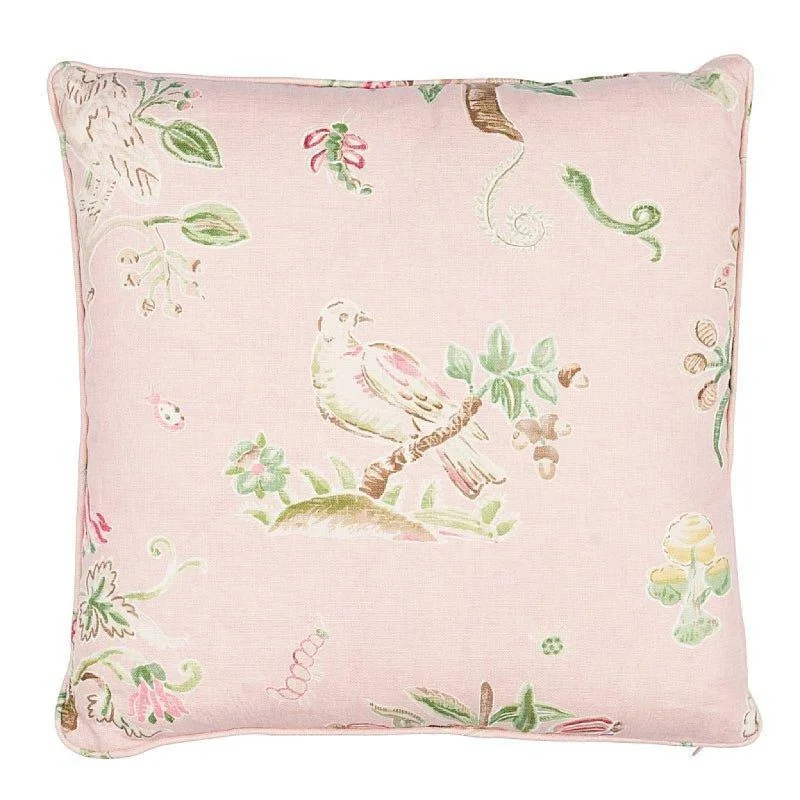 Chenille blankets with a thick and fuzzy texturePink Magical Menagerie Flight of Fancy 20" Linen Pillow Chenille blankets with a thick and fuzzy texturePink Magical Menagerie Flight of Fancy 20" Linen Pillow