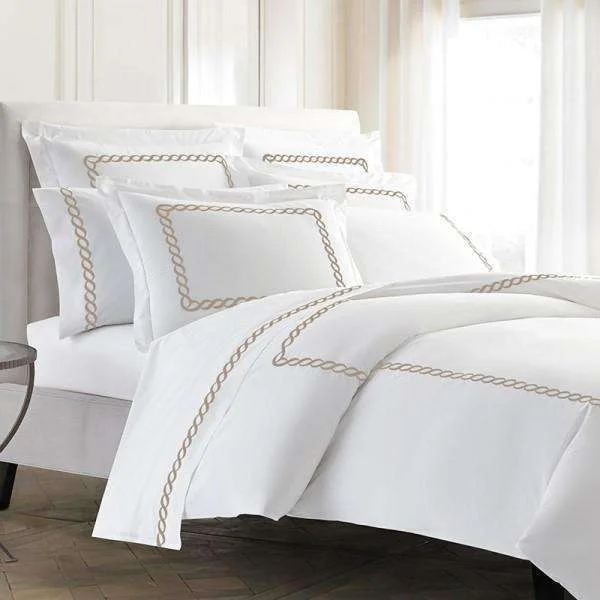Anti - dust mite duvet covers to keep the sleep environment cleanPisano Eucalyptus Percale Embroidered Duvet Cover Anti - dust mite duvet covers to keep the sleep environment cleanPisano Eucalyptus Percale Embroidered Duvet Cover