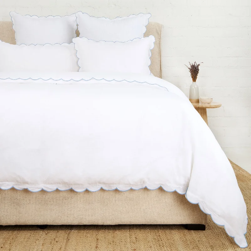 Oversized duvet covers that drape beautifully over the sides of the bed for a luxurious lookPom Pom at Home Kelly Duvet Cover Oversized duvet covers that drape beautifully over the sides of the bed for a luxurious lookPom Pom at Home Kelly Duvet Cover