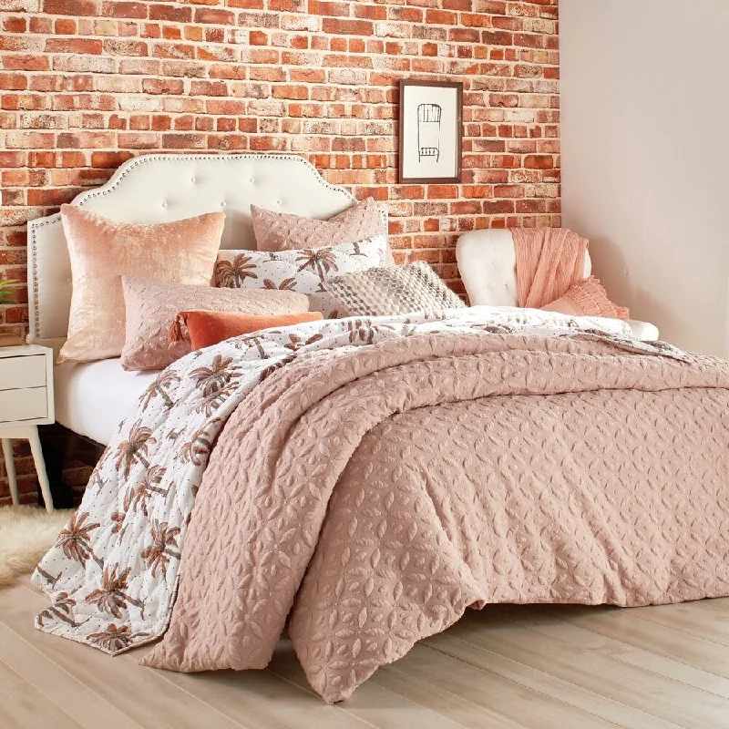 Synthetic - filled comforters like polyester for affordability and hypoallergenic propertiesPorch & Den Rita Petals 3-piece Comforter Set Synthetic - filled comforters like polyester for affordability and hypoallergenic propertiesPorch & Den Rita Petals 3-piece Comforter Set