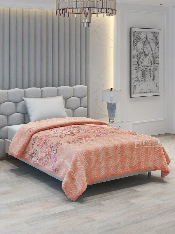 Linen blankets with a rustic and textured lookPrinted Single Bed Blanket for Mild Winter -2 Ply Linen blankets with a rustic and textured lookPrinted Single Bed Blanket for Mild Winter -2 Ply