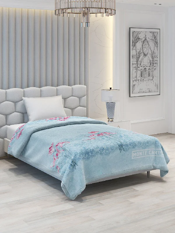 Silk blankets with a smooth and elegant touchPrinted Single Bed Blanket for Mild Winter -2 Ply Silk blankets with a smooth and elegant touchPrinted Single Bed Blanket for Mild Winter -2 Ply