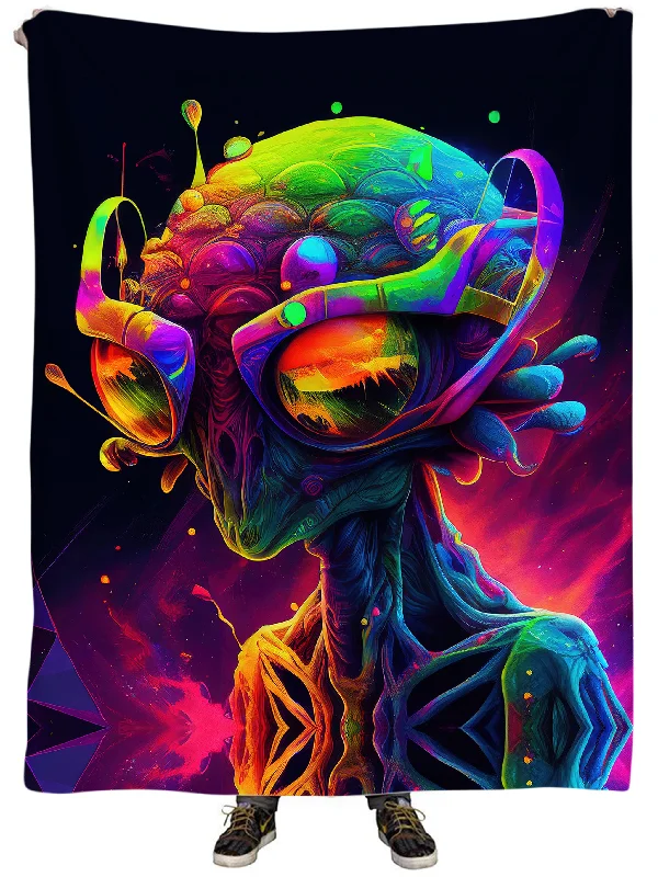 Microfiber blankets that are durable and easy to care forPsychedelic Alien Plush Blanket Microfiber blankets that are durable and easy to care forPsychedelic Alien Plush Blanket
