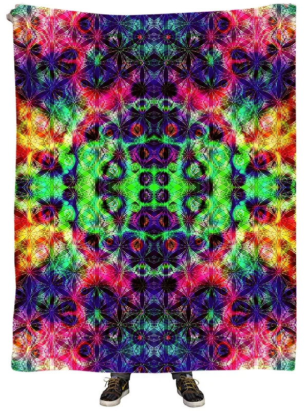 Fleece blankets for a cozy and plush texturePsychedelic Flow Plush Blanket