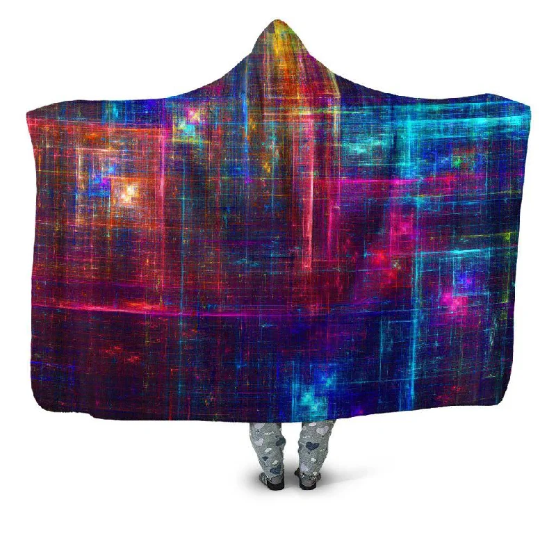 Wool blankets with natural warmth and insulationPsychedelic Matrix Rainbow Hooded Blanket Wool blankets with natural warmth and insulationPsychedelic Matrix Rainbow Hooded Blanket