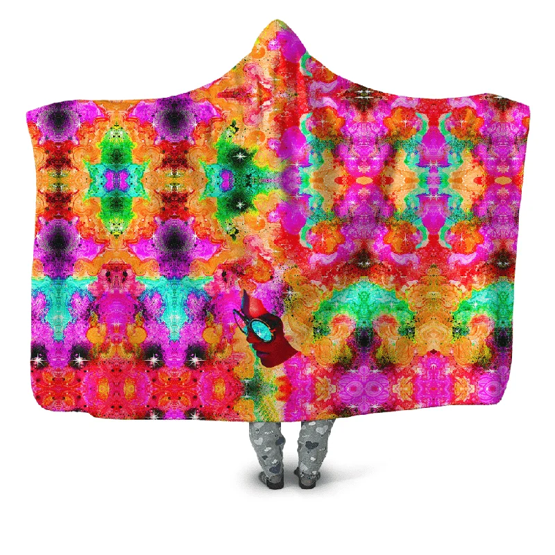 Silk blankets with a smooth and elegant touchPure Bliss Hooded Blanket