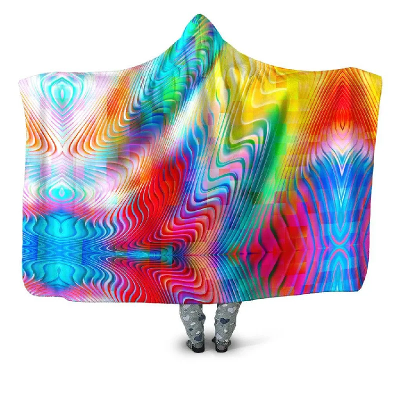 Acrylic blankets for a soft and affordable alternativeRainbow Prism Hooded Blanket