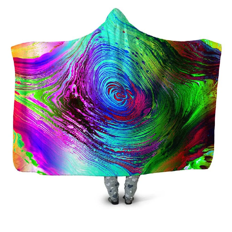 Bamboo fiber blankets with natural antibacterial propertiesRainbow Vortex Hooded Blanket Bamboo fiber blankets with natural antibacterial propertiesRainbow Vortex Hooded Blanket