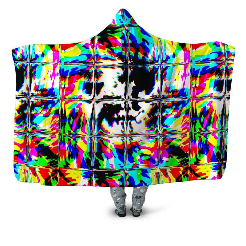 Bamboo fiber blankets with natural antibacterial propertiesRave Glitch Og Hooded Blanket Bamboo fiber blankets with natural antibacterial propertiesRave Glitch Og Hooded Blanket