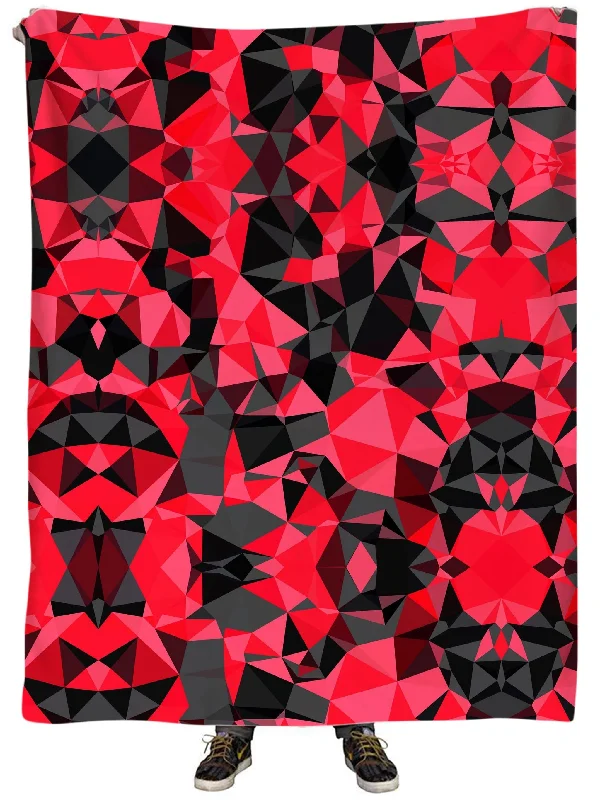 Microfiber blankets that are durable and easy to care forRed and Black Geo Plush Blanket Microfiber blankets that are durable and easy to care forRed and Black Geo Plush Blanket