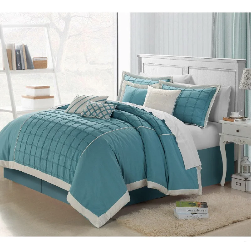 Cotton - filled comforters for a breathable and natural sleep experienceRhodes 8-piece Embroidered Comforter Set Cotton - filled comforters for a breathable and natural sleep experienceRhodes 8-piece Embroidered Comforter Set