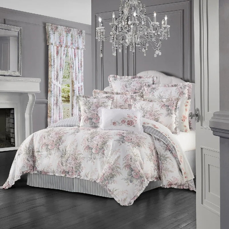 Microfiber - filled comforters that are lightweight and easy to care forRoyal Court Estelle Blush Comforter Set Microfiber - filled comforters that are lightweight and easy to care forRoyal Court Estelle Blush Comforter Set