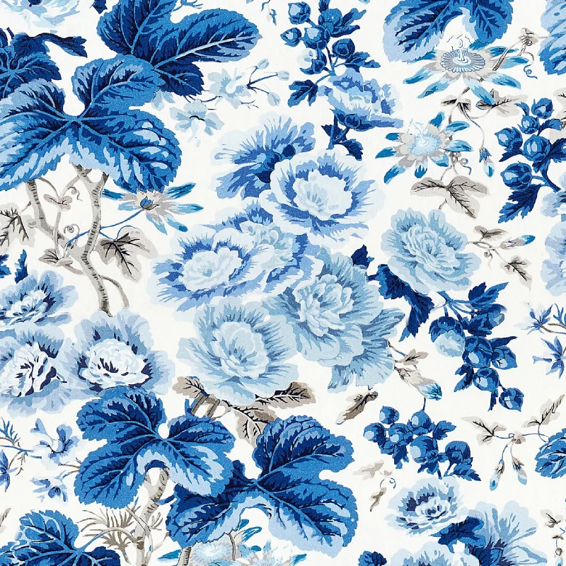 Chenille blankets with a thick and fuzzy textureHighgrove Porcelain Linen Print Fabric Chenille blankets with a thick and fuzzy textureHighgrove Porcelain Linen Print Fabric