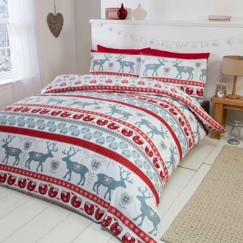 Children's - room duvet covers with fun and colorful designsScandi Flannelette Duvet Cover Set Children's - room duvet covers with fun and colorful designsScandi Flannelette Duvet Cover Set