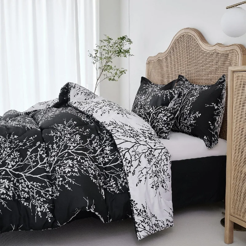 Latex - filled comforters with a bouncy texture and good supportSL SPIRIT LINEN HOME EST. 1988, Foliage Pre-Washed Comforter Set Latex - filled comforters with a bouncy texture and good supportSL SPIRIT LINEN HOME EST. 1988, Foliage Pre-Washed Comforter Set