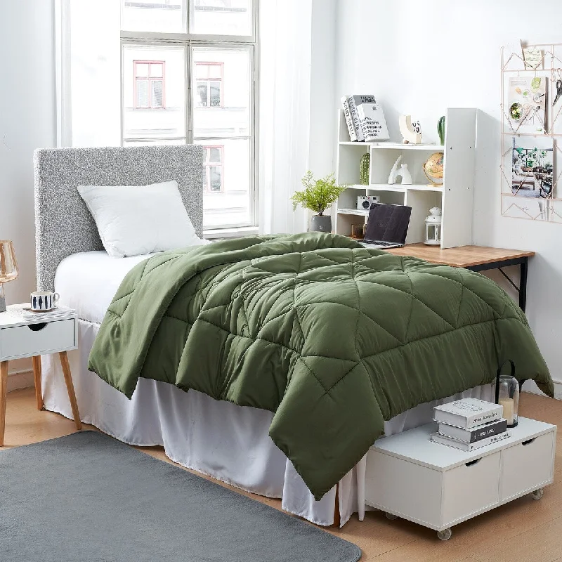 Goose down comforters known for their superior quality and insulationSolid Hero Green Twin XL Comforter Goose down comforters known for their superior quality and insulationSolid Hero Green Twin XL Comforter