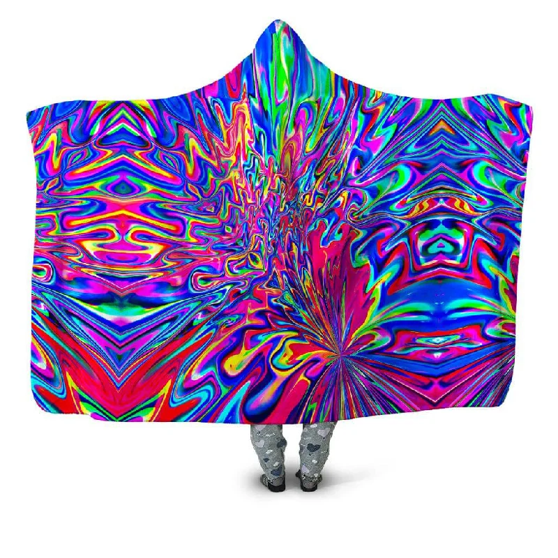 Fleece blankets for a cozy and plush textureSonic Blooming Hooded Blanket