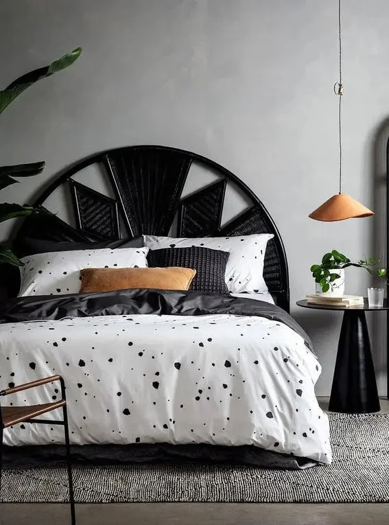 Egyptian cotton duvet covers for a luxurious and soft feelSpotty Charcoal Tencel Cotton Duvet Cover Egyptian cotton duvet covers for a luxurious and soft feelSpotty Charcoal Tencel Cotton Duvet Cover