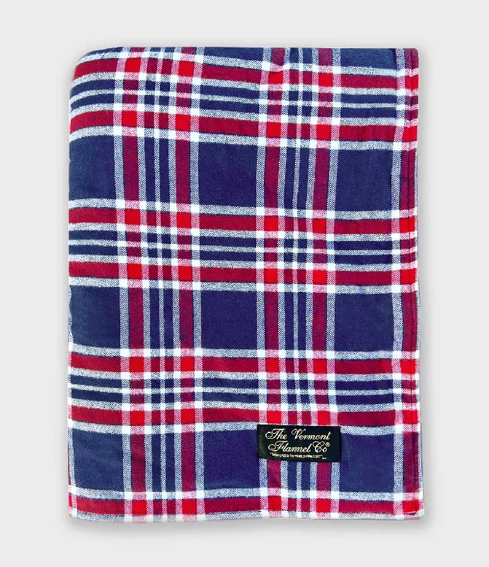 Rayon from bamboo blankets for a silky and breathable feelStadium Blanket - Liberty Street Rayon from bamboo blankets for a silky and breathable feelStadium Blanket - Liberty Street