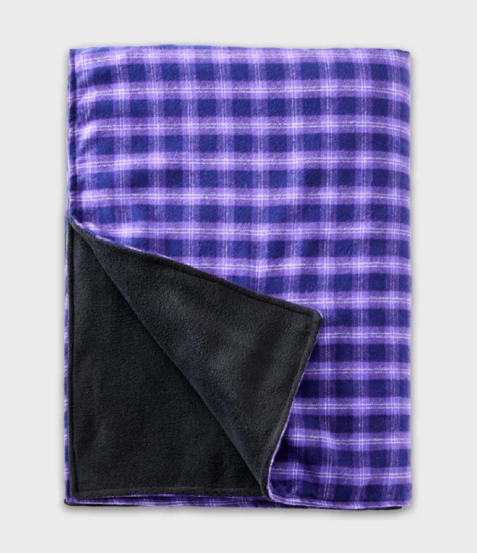 King - size blankets to cover large beds comfortablyStadium Blanket - Purple Maze